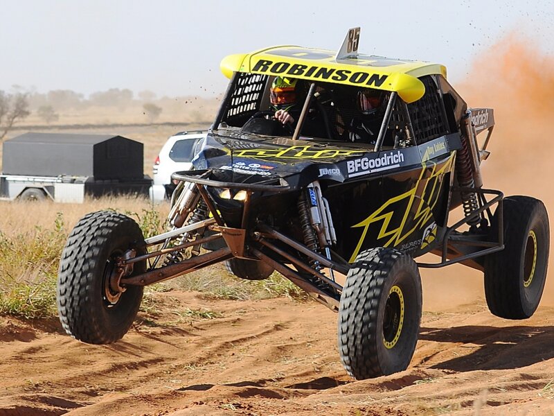 Racing Buggy on Dirt — Black