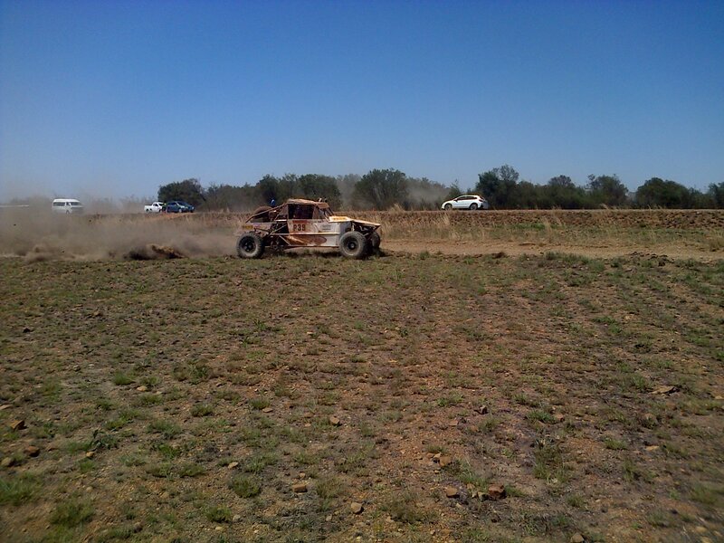 Racing Buggy on Dirt — Brown