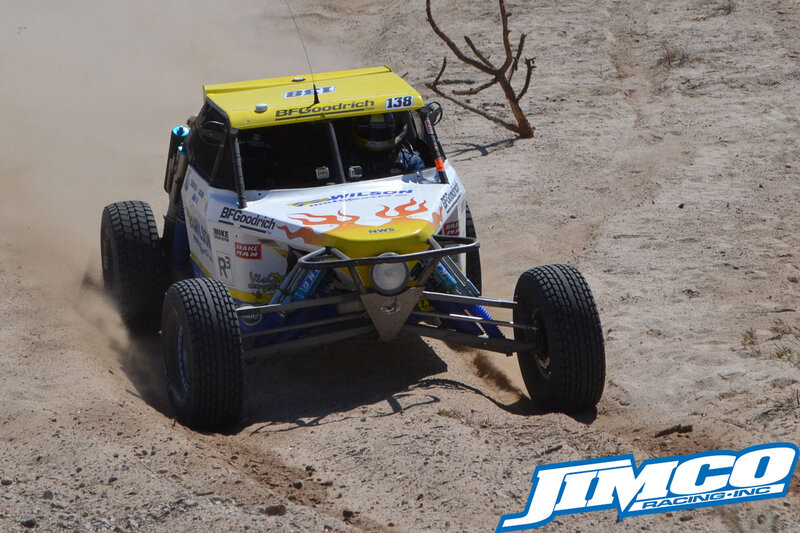 Racing Buggy on Dirt — Yellow