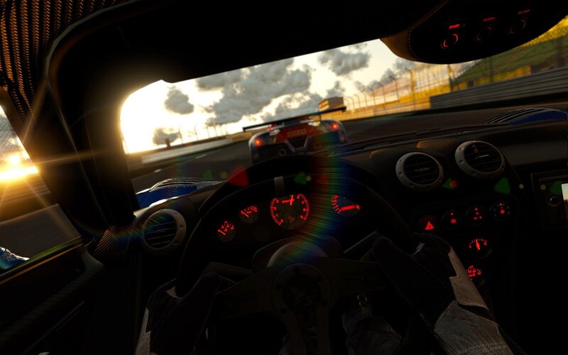 Racing Car Cockpit — Black, Intense