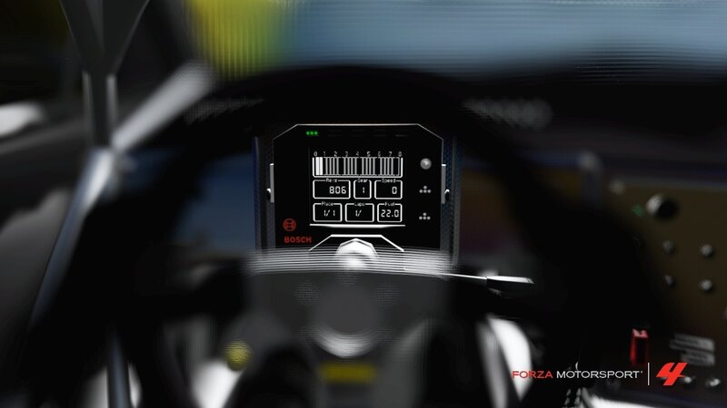 Racing Car Dashboard — Black