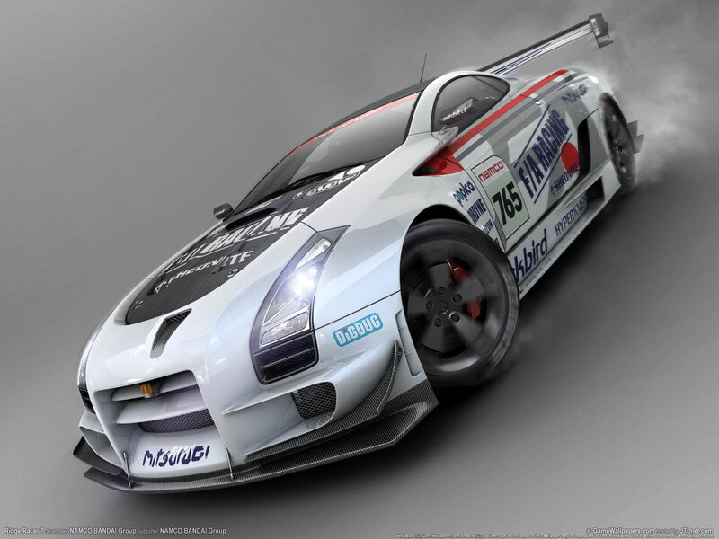 racing car drifting