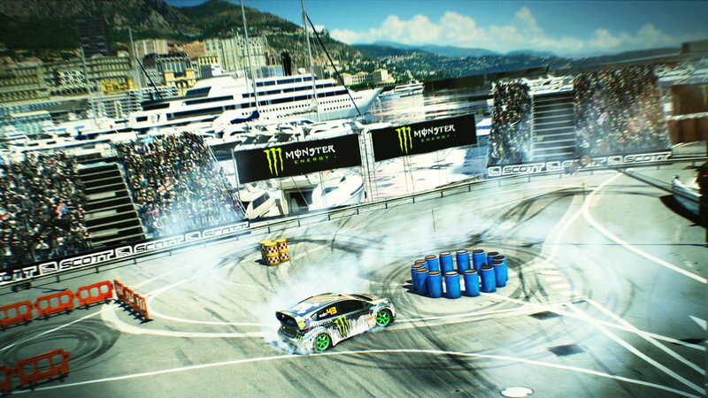 Racing Car Drifting — Gray