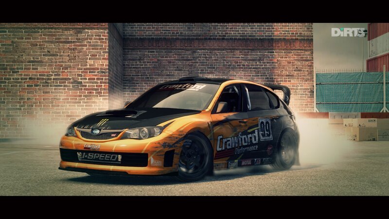 racing car drifting in alley