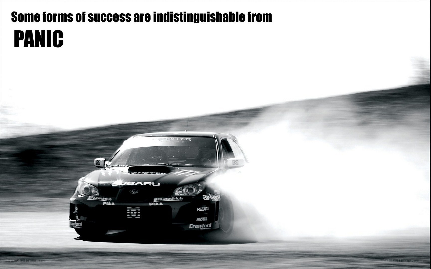 racing car drifting