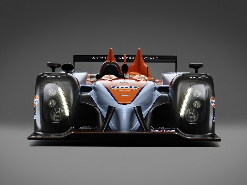 Racing Car Front View — Orange