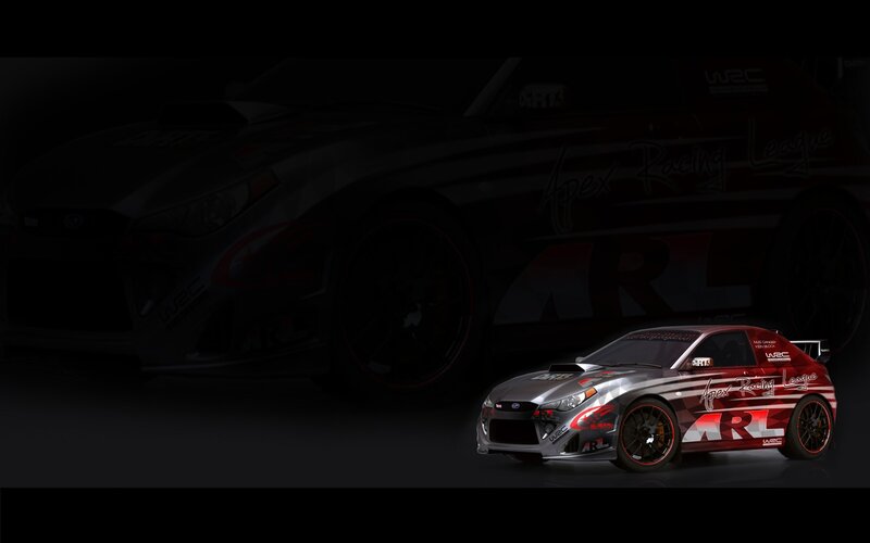 Racing Car in Dark Room
