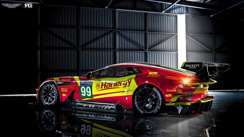 Racing Car in Garage — Red