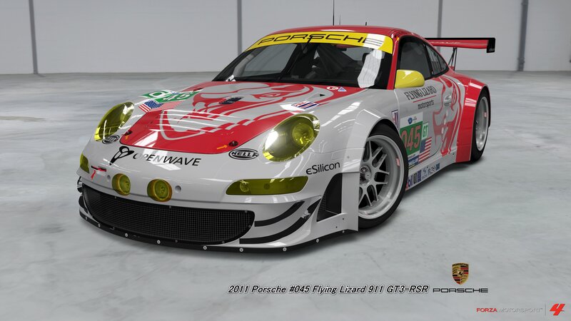 Racing Car in Garage — White, Neutral