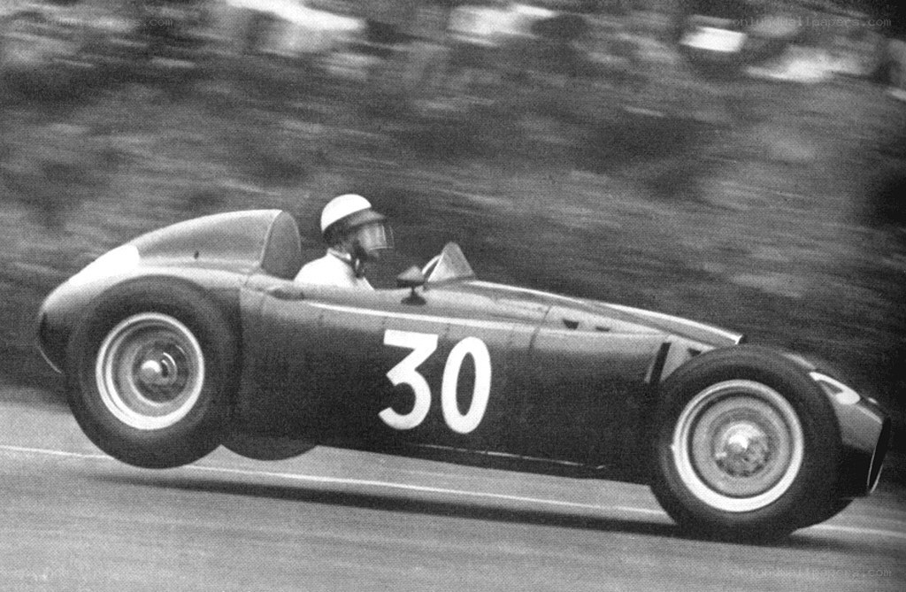 racing car in motion