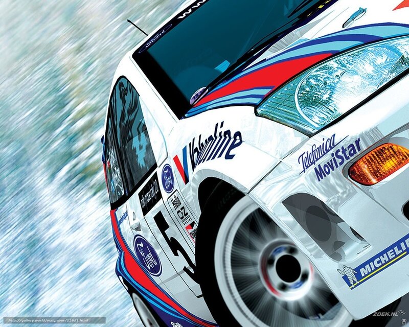 racing car in motion