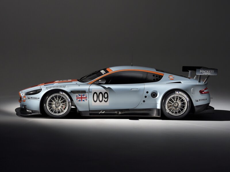 Racing Car in Studio — Light Blue, Dramatic