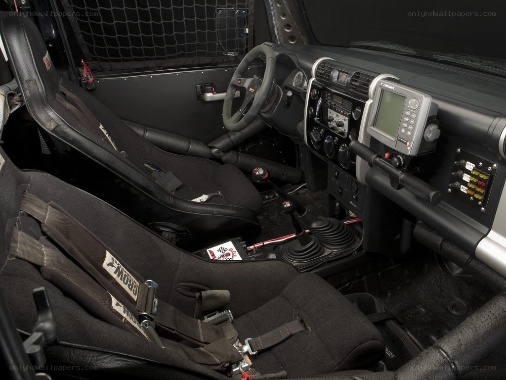 racing car interior cockpit