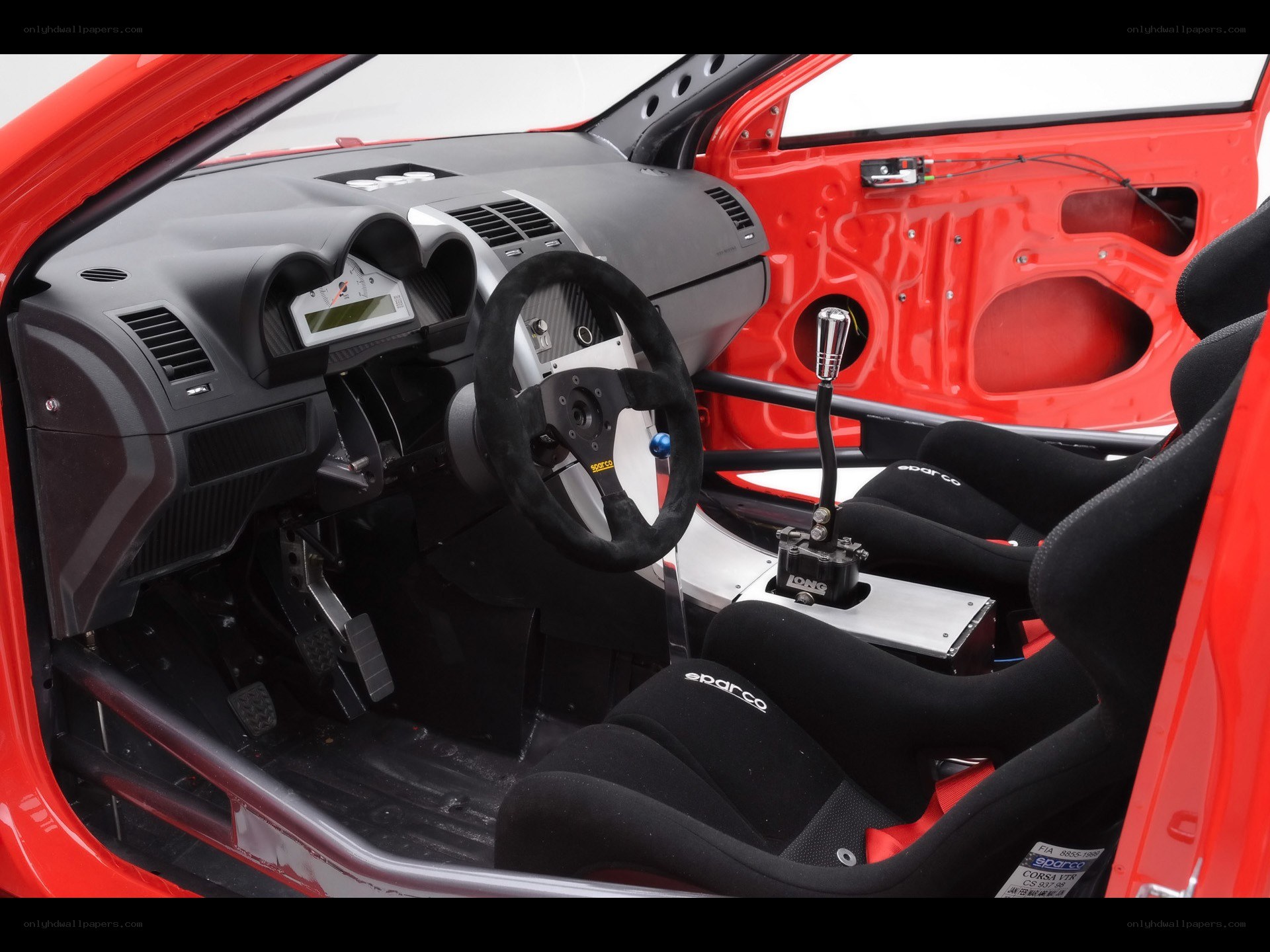racing car interior cockpit