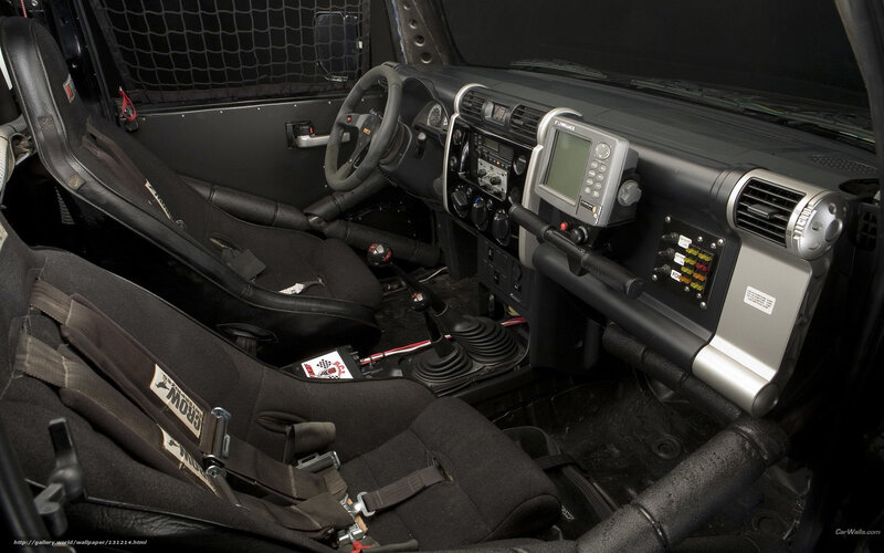 racing car interior cockpit