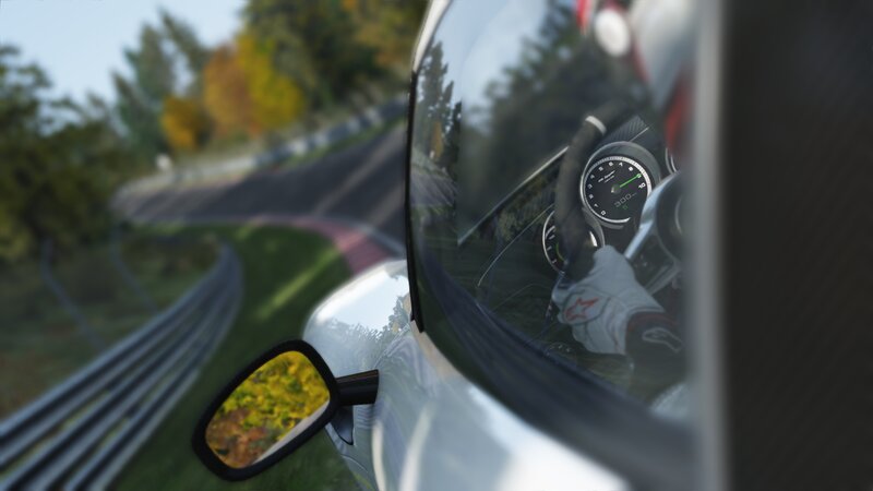 Racing Car Interior — Silver
