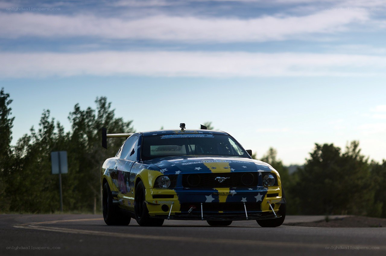 racing car on a road