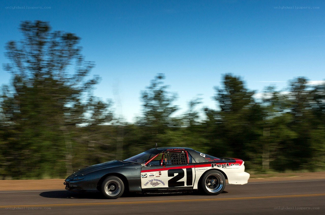 racing car on a road