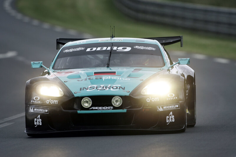 racing car on a track