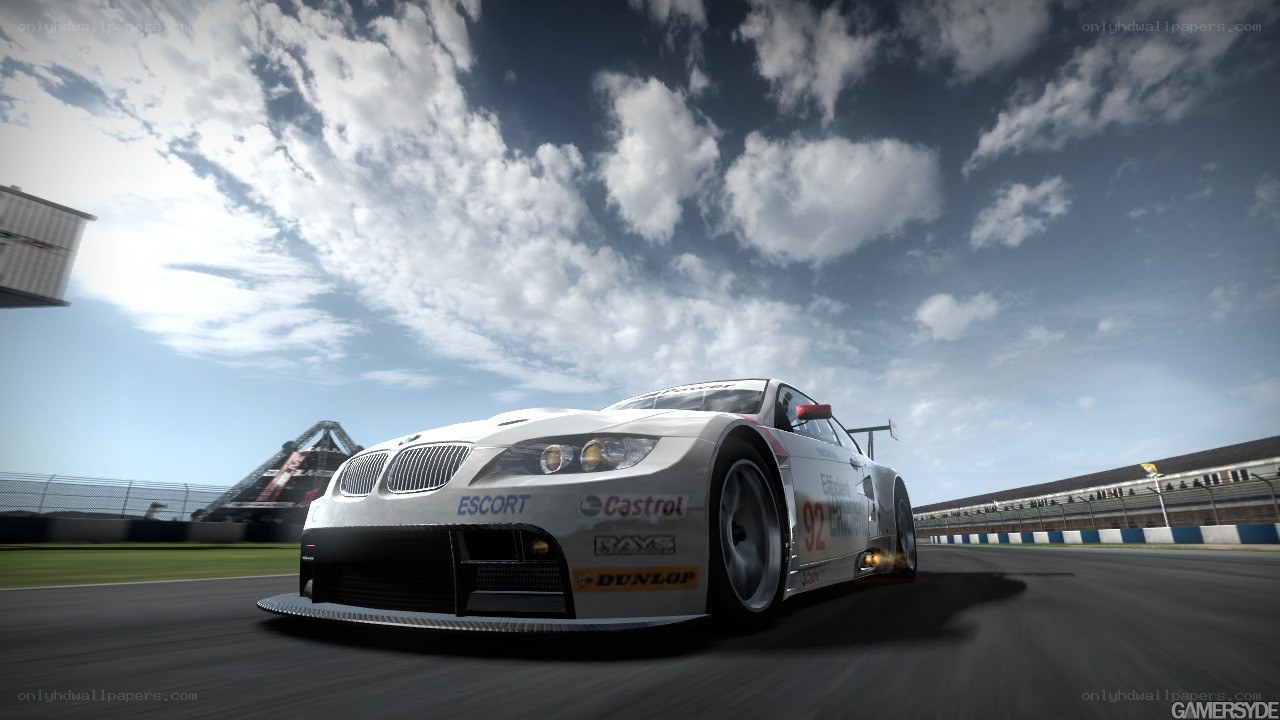 racing car on a track