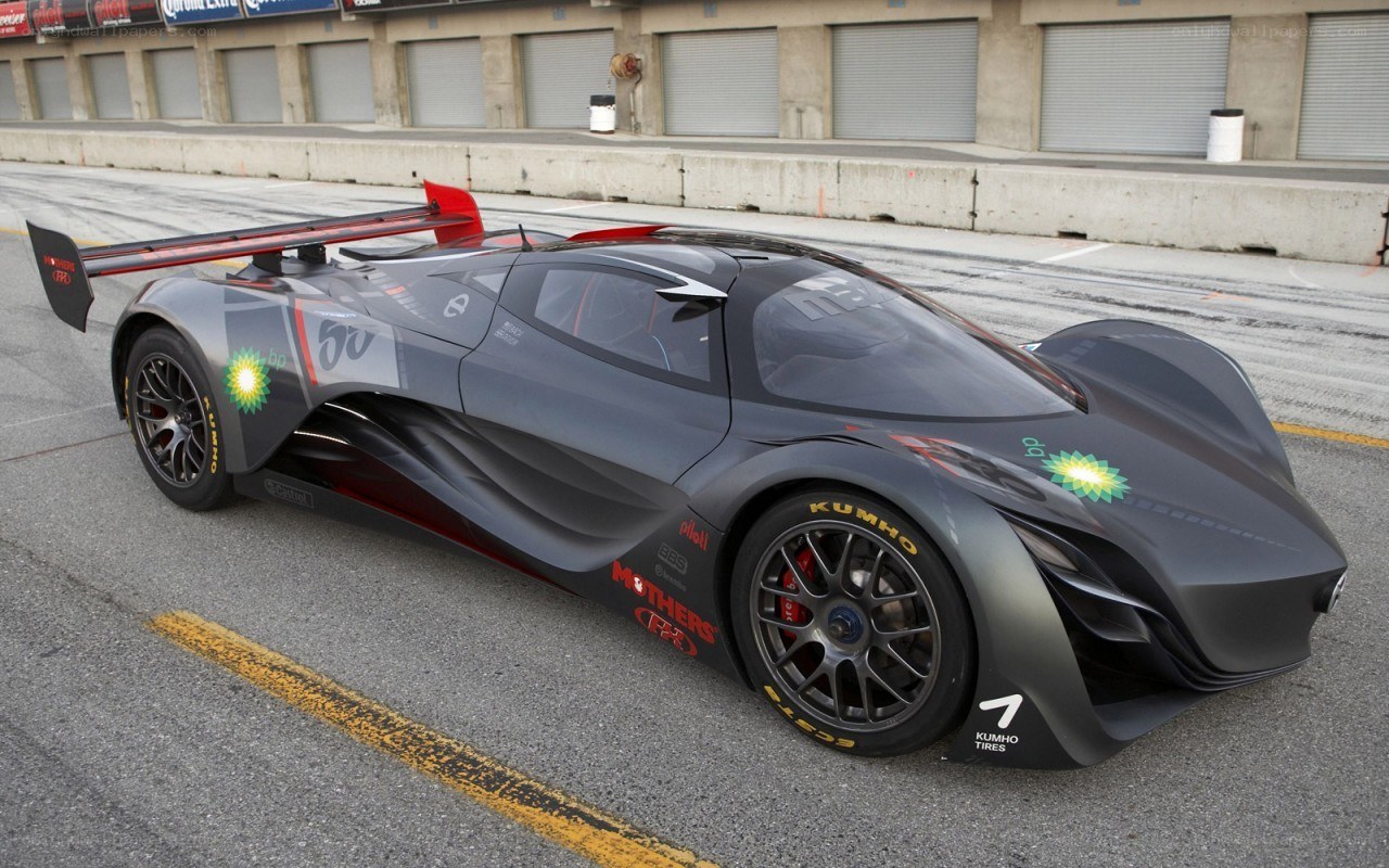 racing car on a track
