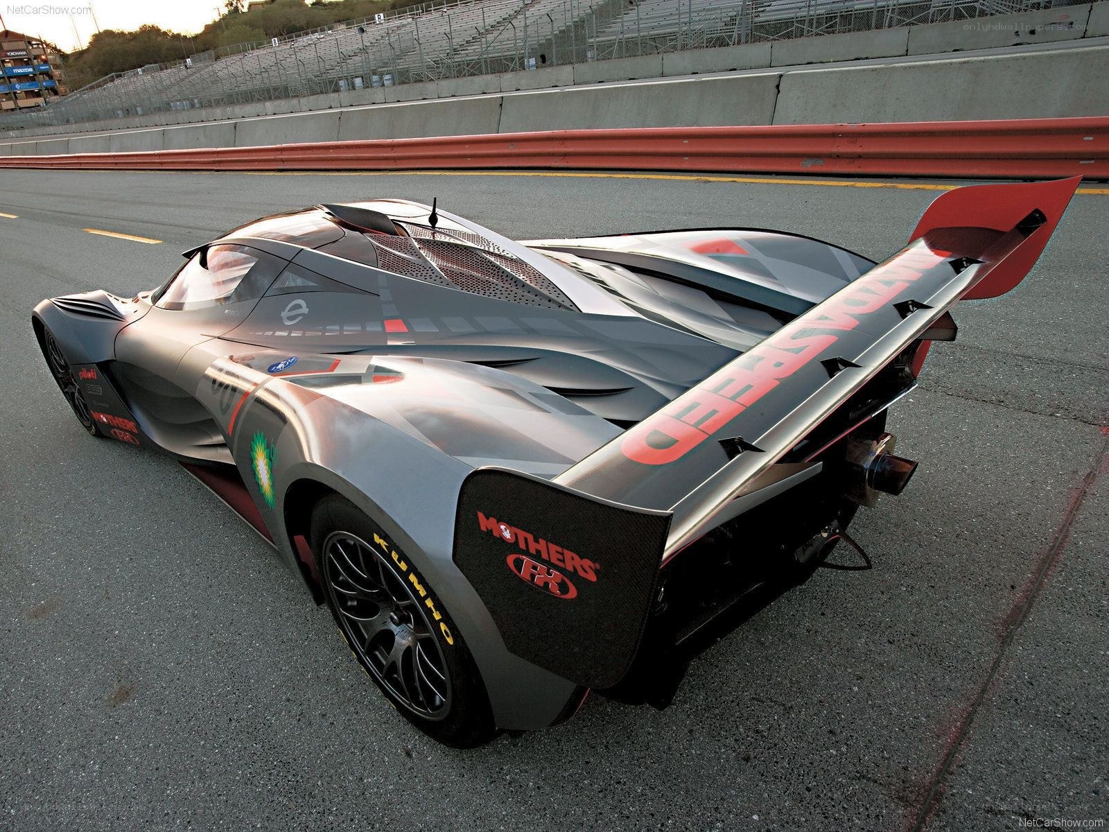 racing car on a track