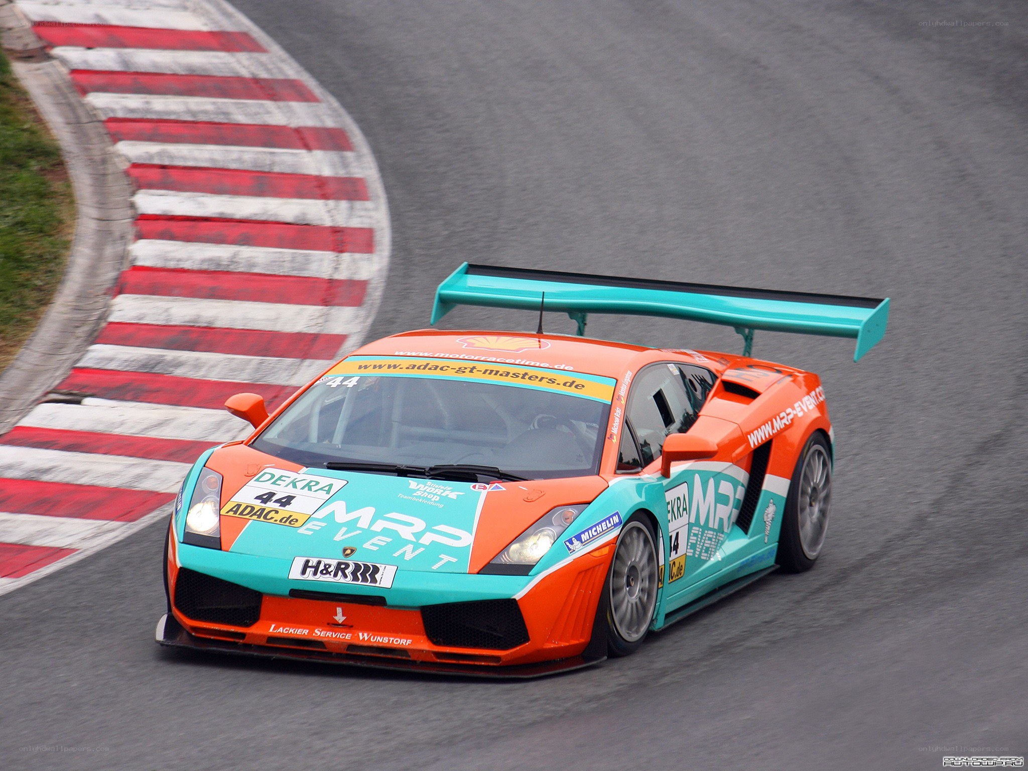 racing car on a track
