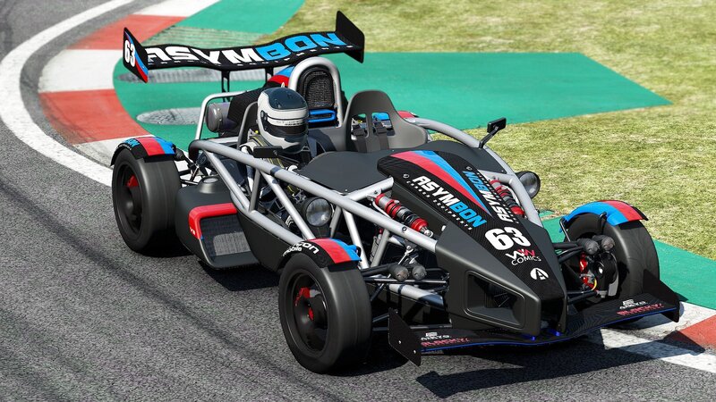 racing car on a track