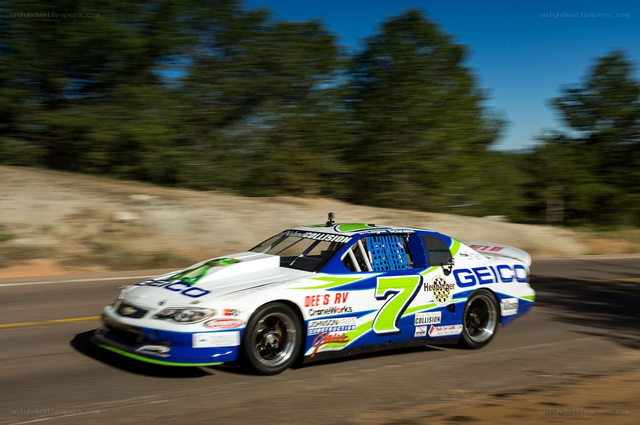 racing car on a track