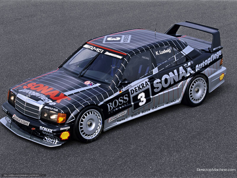 Racing Car on Asphalt — Black
