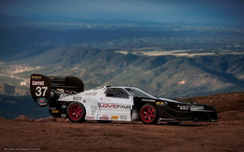 Racing Car on Dirt — Black