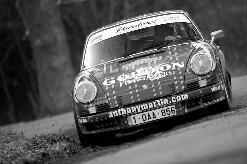 Racing Car on Dirt Road — Black