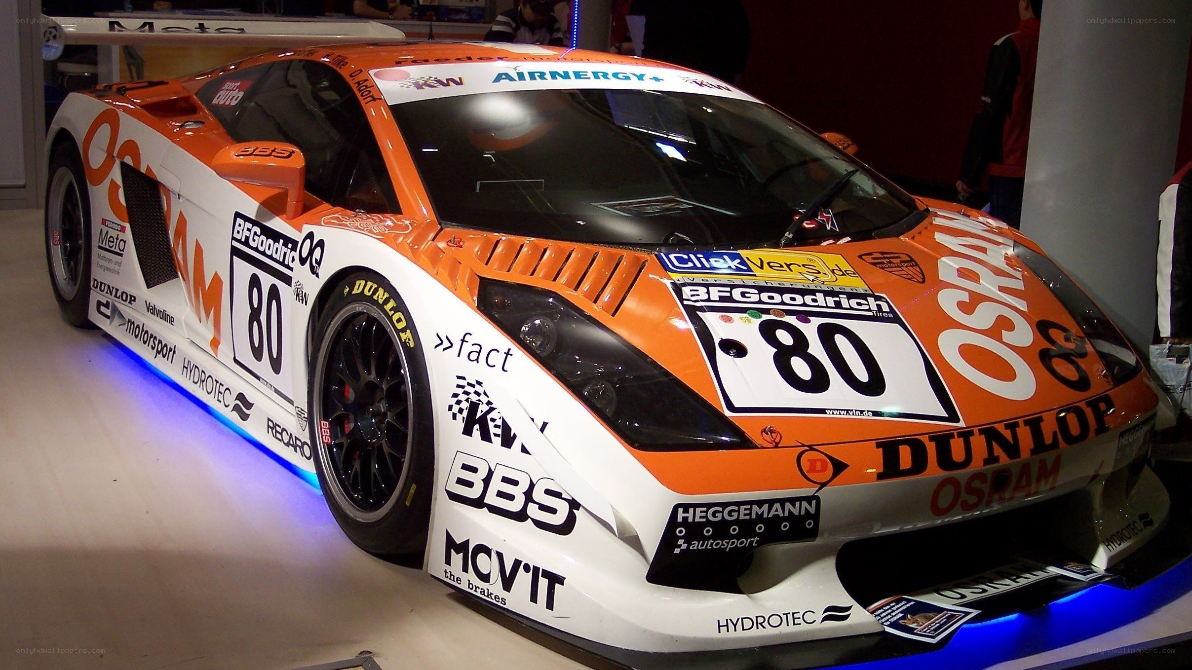 racing car on display