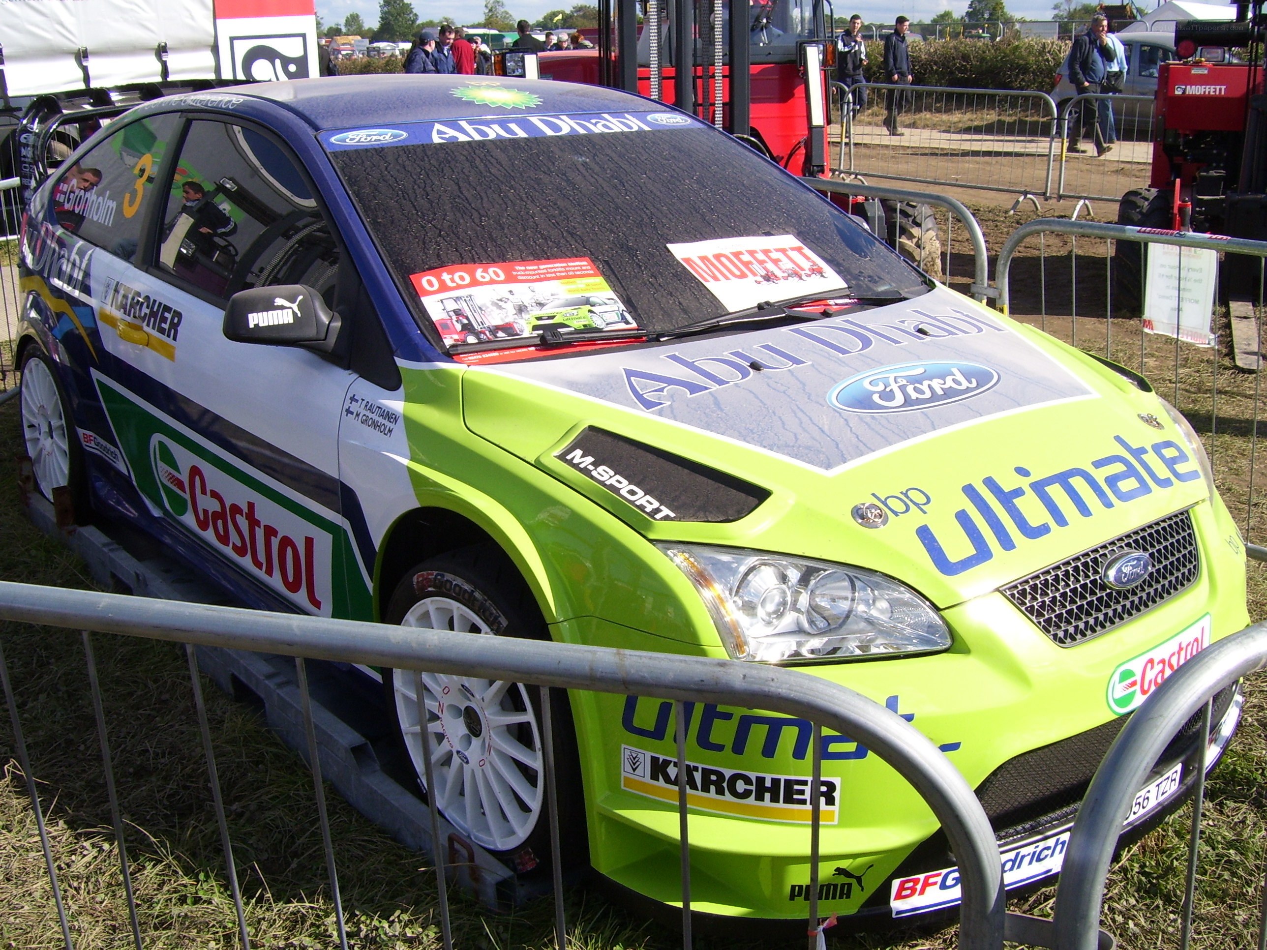 racing car on display