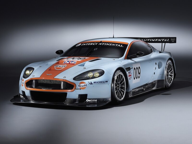 Racing Car on Display — Light Blue, Dramatic, Photograph