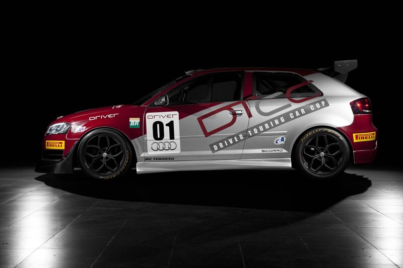 Racing Car on Display — Red