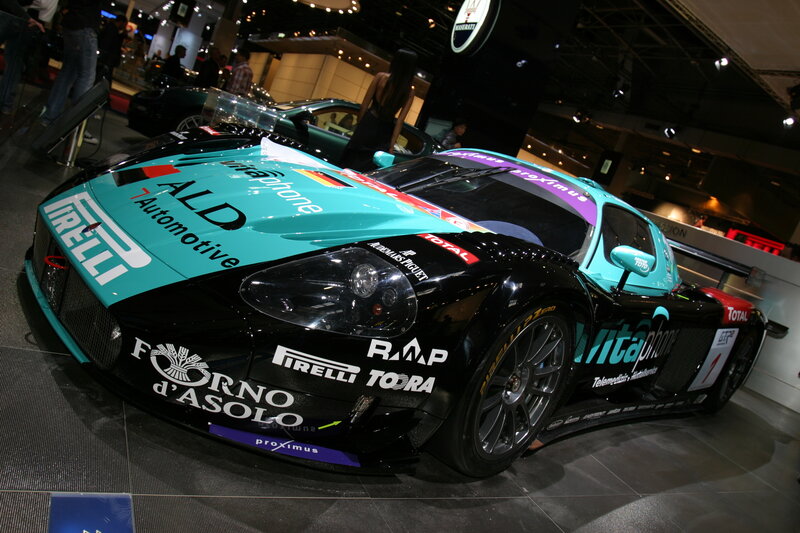 racing car on display
