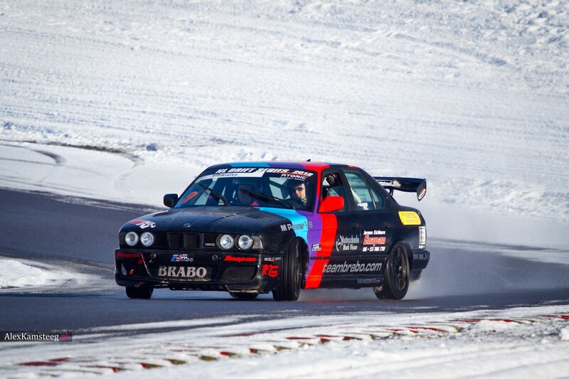 Racing Car on Snow