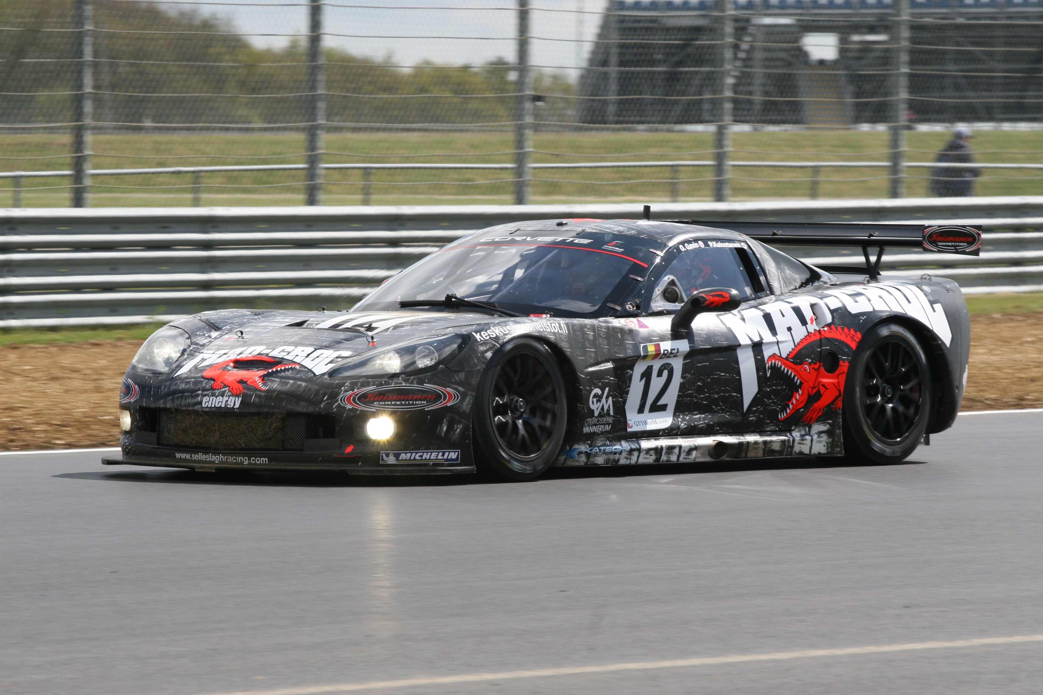 racing car on track