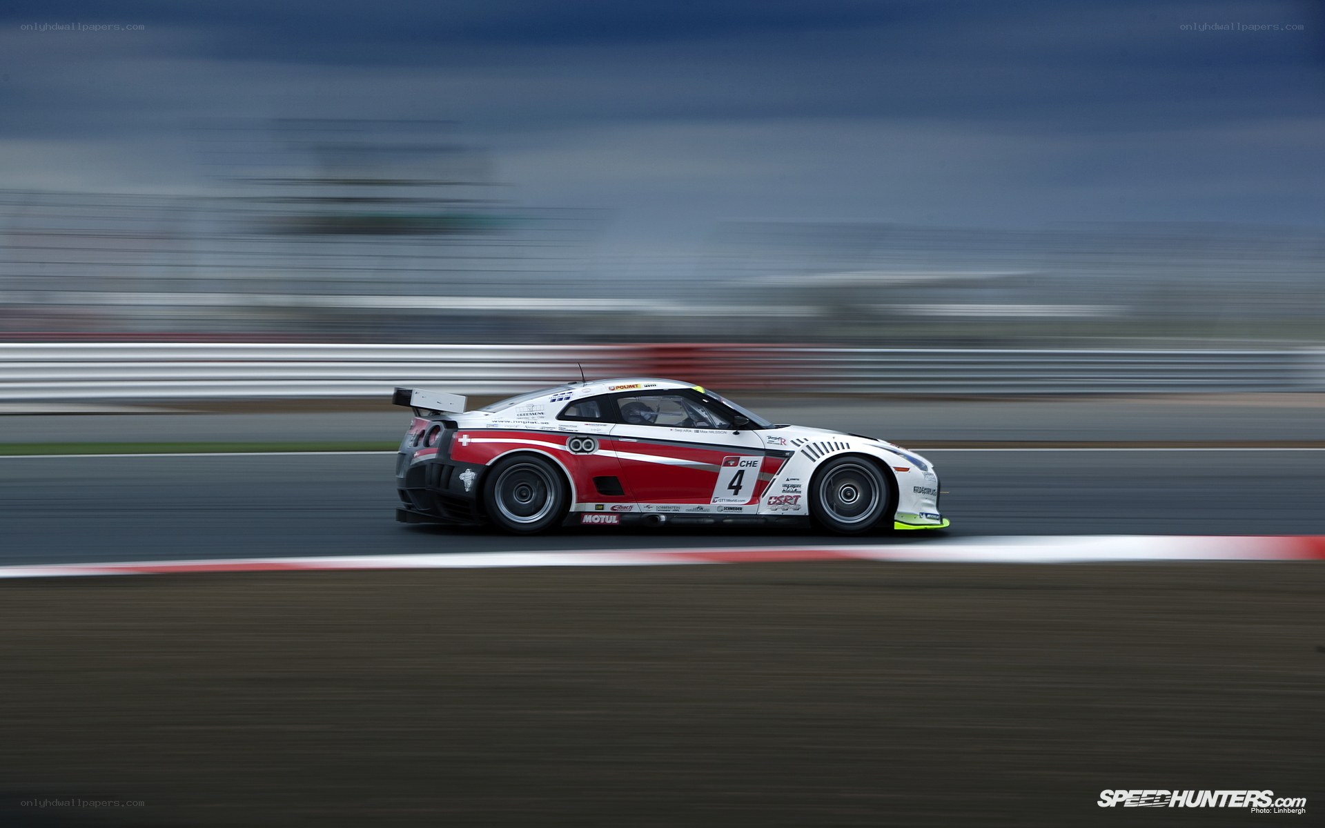 racing car on track