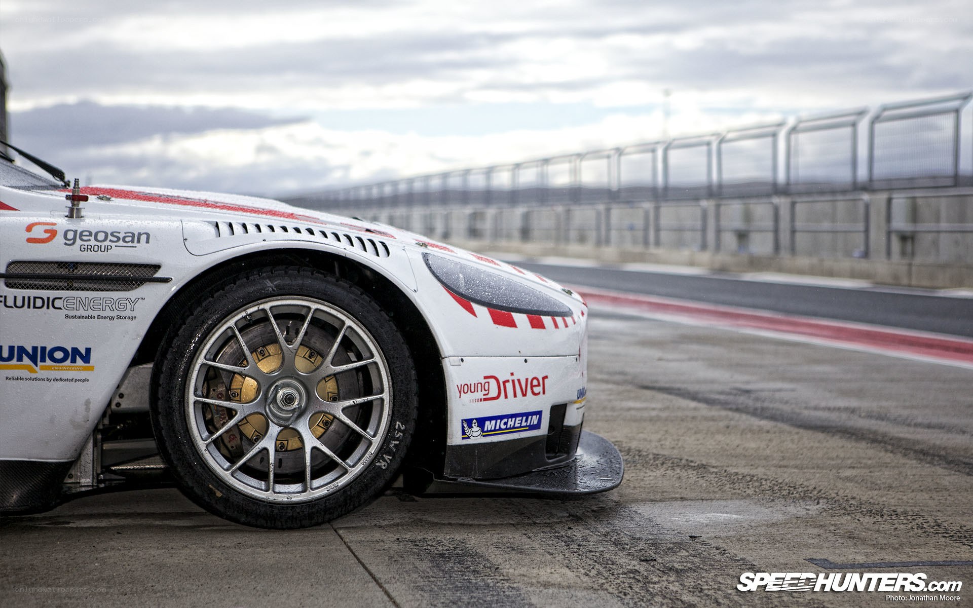 racing car on track