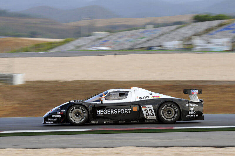 racing car on track