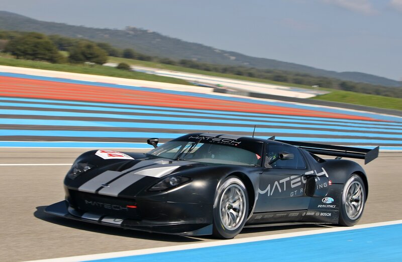 racing car on track