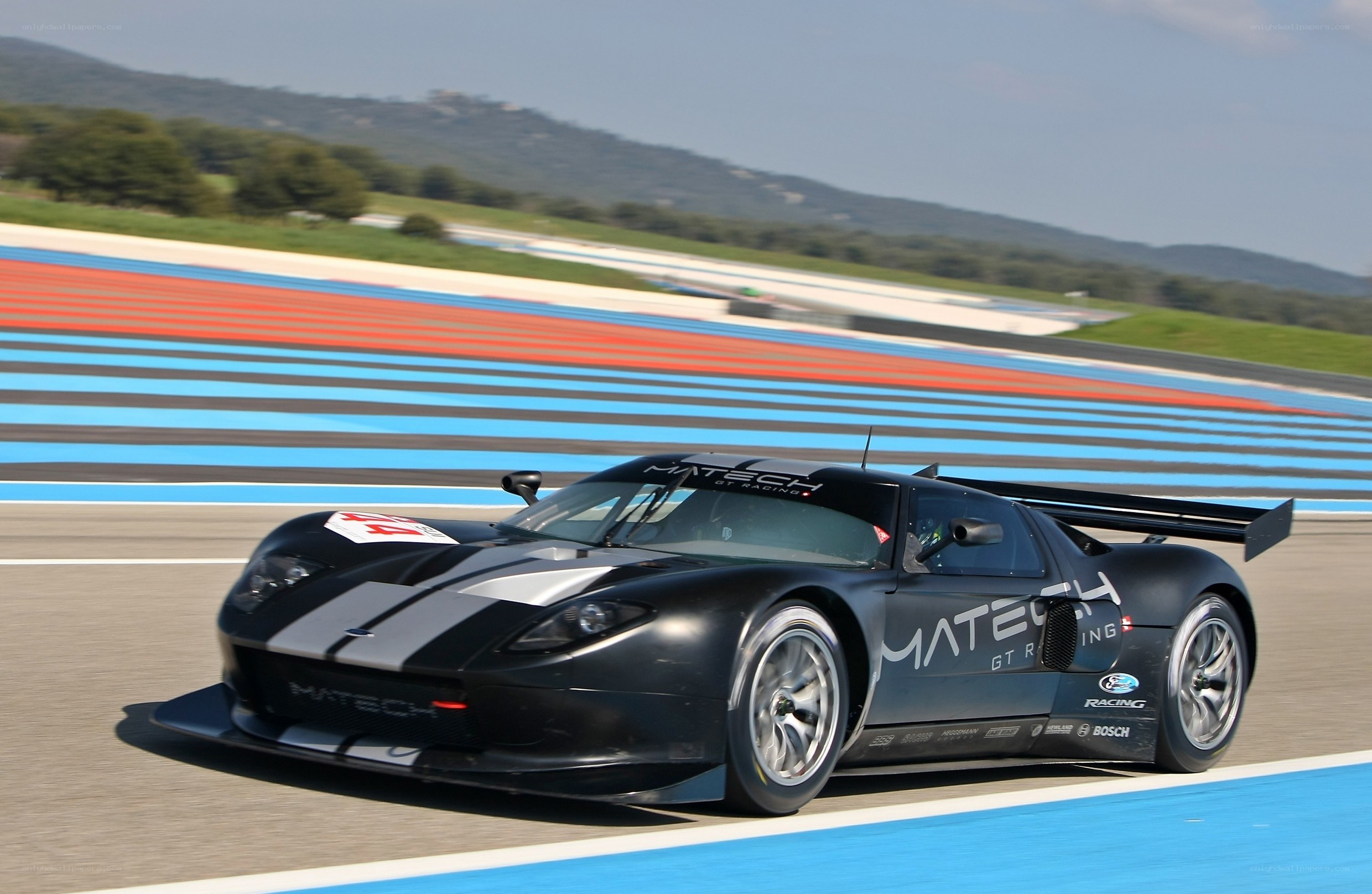 racing car on track