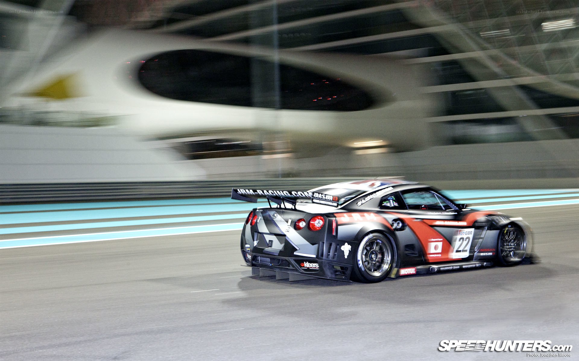 racing car on track