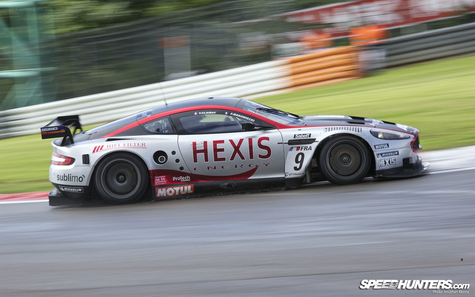 racing car on track
