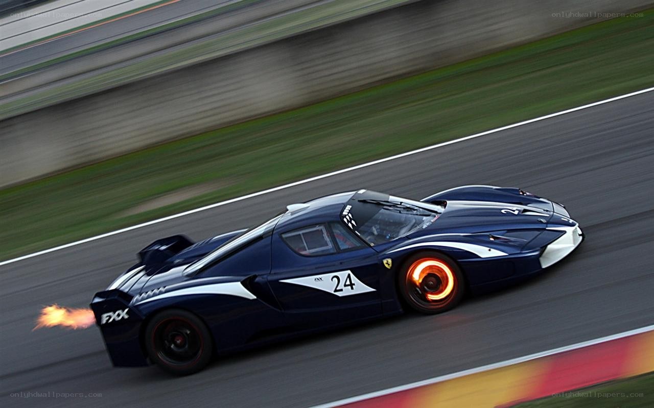 racing car on track