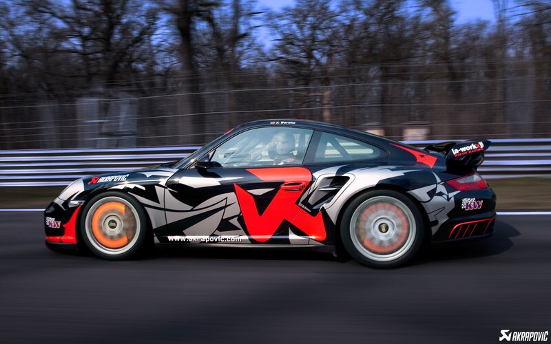 racing car on track