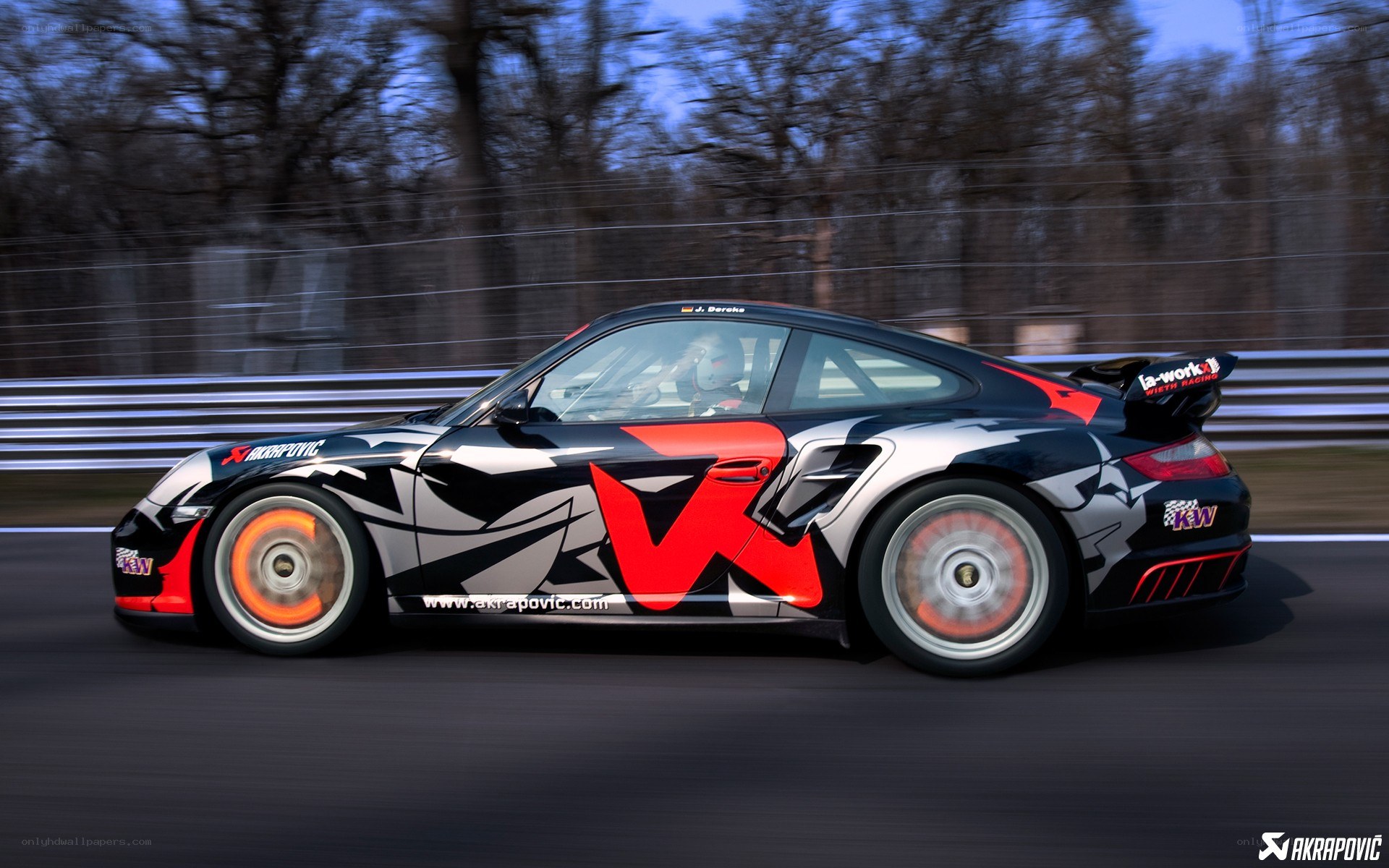 racing car on track