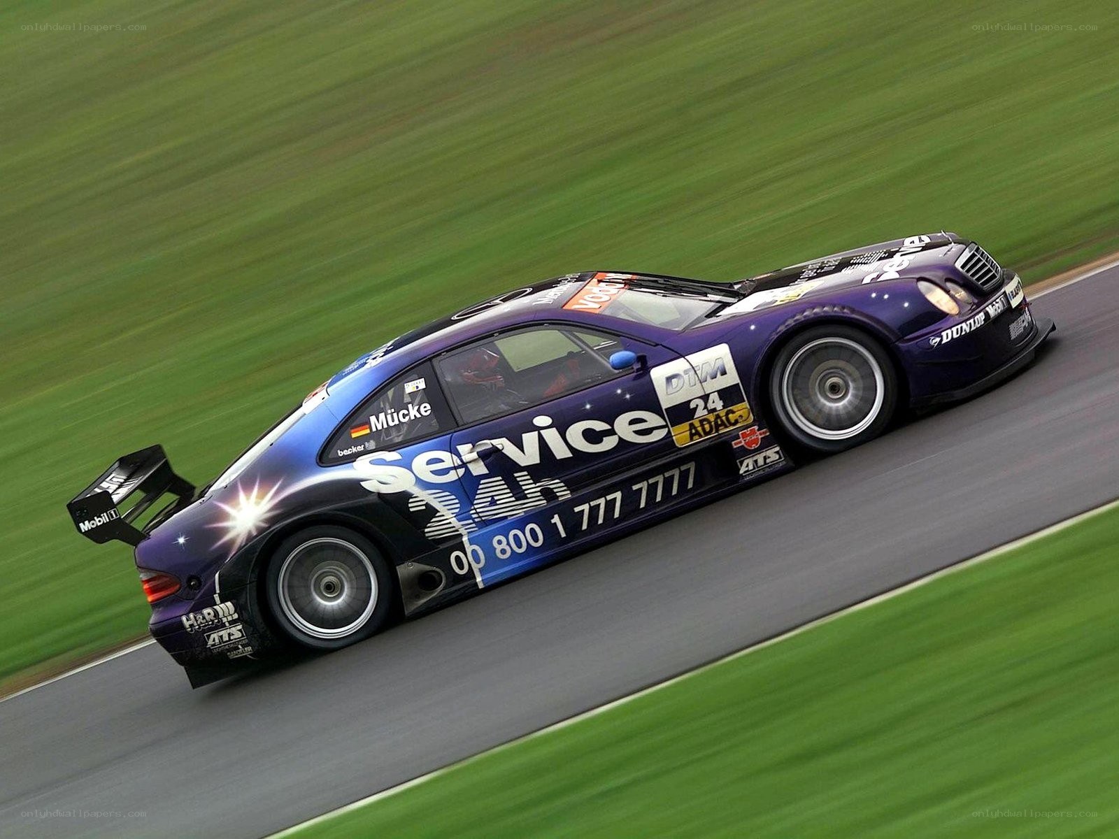 racing car on track